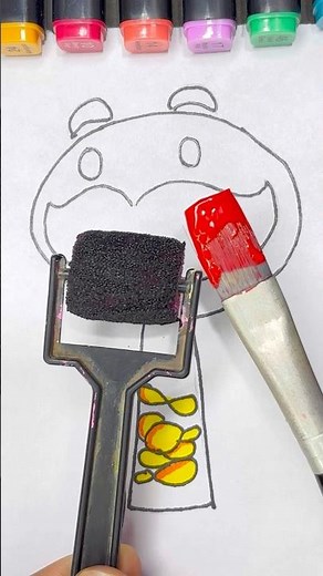 Sprunki OC Pringles Roller Painting Technique #sprunki #incredibox #shorts #viral