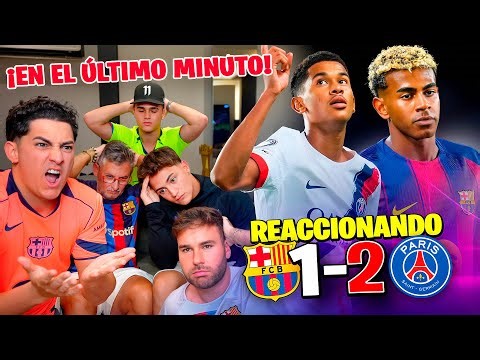 REACCIONANDO al FC BARCELONA 1 - 2 PSG *golpe duro de realidad...*