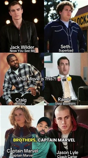Can You Connect These 6 Movie Characters? 🤔🎬 | What Movie Is This?