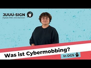 Was ist Cybermobbing? | Video in DGS