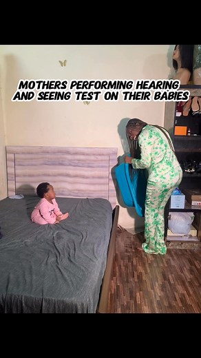 4K views · 113 reactions | Mothers performing hearing and seeing test on their babies. | Oziomachi Uchechi Abel | Facebook