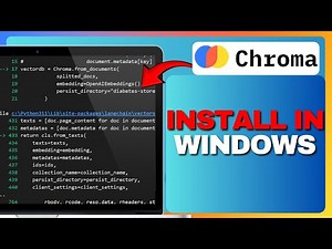 HOW TO INSTALL CHROMADB IN WINDOWS – COMPLETE SETUP GUIDE 2025!