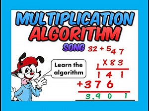 Multiplication Algorithm song: Shows the process