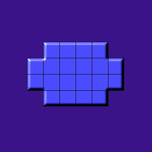 inner bevel inside a non-rectangular grid