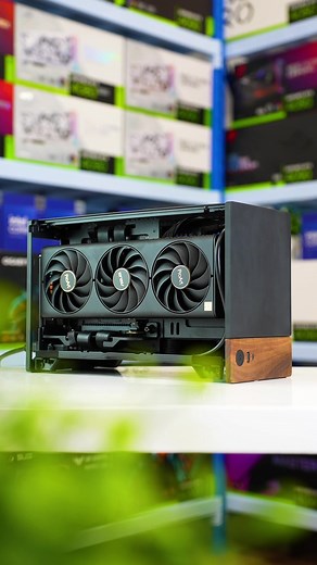 Tiny PC with RTX 4080 Super AMD Ryzen 7 7800X3D in Fractal ITX Case