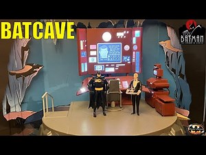 McFarlane's DC Direct BTAS Batcave & Black Batman The Animated Series Action Figure Diorama Review