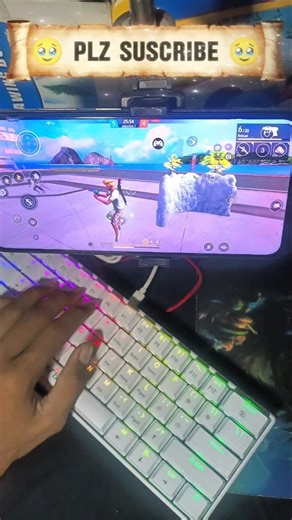 🔥 Free Fire Keyboard Mouse Gaming Video ⌨️🖱️📲#freefire #shorts #keyboard #mouse