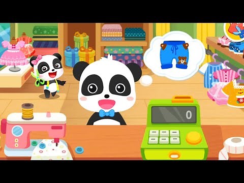 Baby Panda's Fashion Dress Up Game | Design & Learn How To Make Clothes | Babybus Game Video