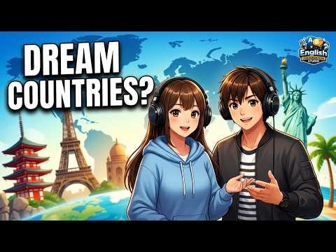 Talking About Traveling and Dream Countries | English Conversation