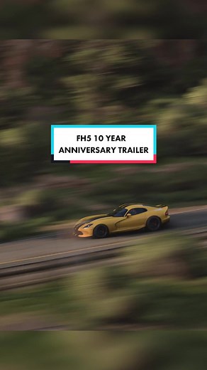 Forza Horizon 5 10 Year Anniversary Trailer Update
