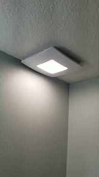 ReVent 110 CFM easy install bathroom exhaust fan with led lighting