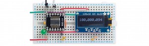 A low cost 100MHz Frequency Meter @technoblogy @MicrochipMakes