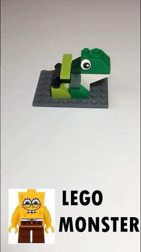 Build a LEGO Frog with LEGO Classic Bricks | Fun and Easy #short