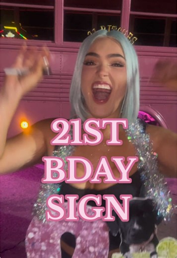 DIY 21st Birthday Sign Ideas for Celebratory Decor