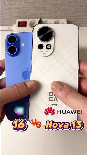 iPhone 16 vs Huawei Nova 13 Start Power On Boot Speed Test Comparison