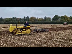 County Ploughman crawler ploughing.