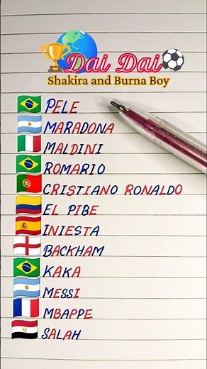 🔥🌎⚽Dai Dai (Lyrics) Shakira & Burna Boy (Fifa World Cup Song 2026)