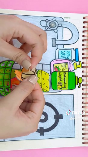 DIY Paper Kitchen Play Tutorial | Miniature Paper Cooking Toy