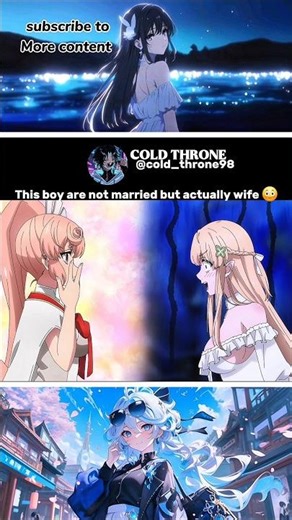 This boy are not married but actually wife 😳|| #anime #shorts