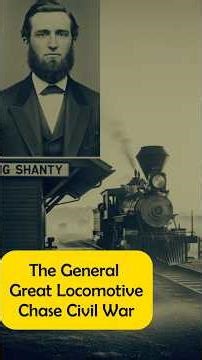 The General – The Civil War Locomotive Heist That Ended in Hanging #engineering #shorts #warhistory