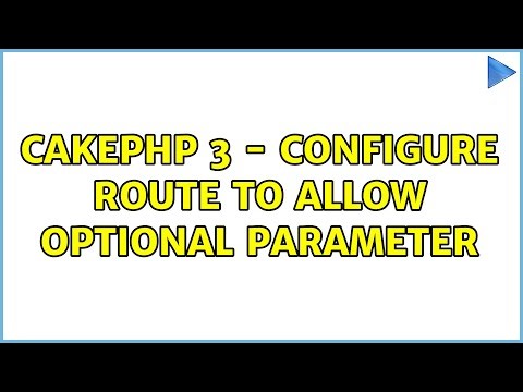 CakePHP 3 - Configure route to allow optional parameter