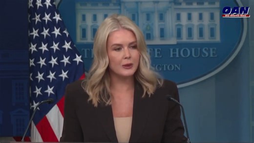 712K views · 10K reactions | Press Secretary Karoline Leavitt: This conversation about layoffs wouldn’t be happening if Democrats hadn’t voted to shut down the government. Click here to watch live: https://live.oann.com/home.ktv?utm_source=socials&utm_medium=social+media&utm_campaign=FB | One America News Network | Facebook