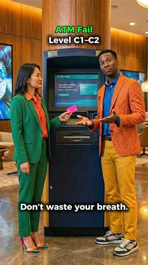 🏧 This ATM is Completely Toast 😤 #LearnEnglish #AdvancedEnglish #C1English