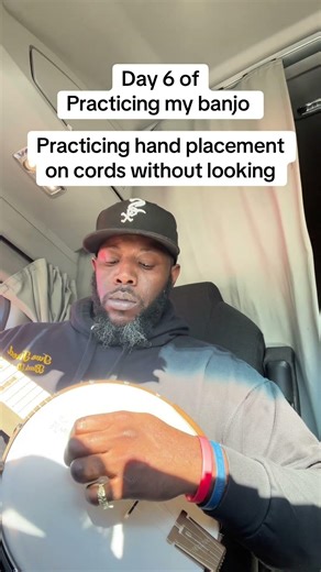 Teaching myself how to play the banjo! Day 6 #banjo #instrument #selftaught