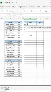 VSTACK Function in Excel 😀 #exceltips #exceltricks #exceltutorial #explore | computernotion