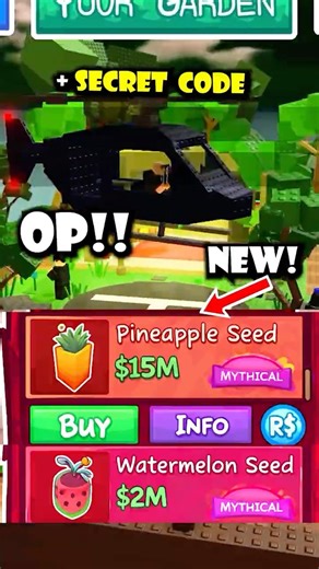 MYTHICAL Garden Horizons UPDATE is OP! New seeds + CODE #roblox #gardenhorizons