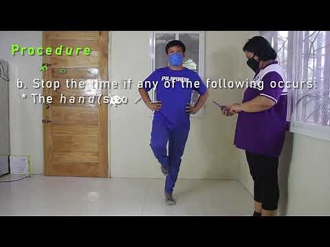 REVISED PHYSICAL FITNESS TEST (STORK BALANCE STAND)