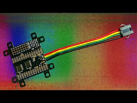 SmartLED Shield for Teensy 4: Drive high quality graphics to HUB75 RGB matrix