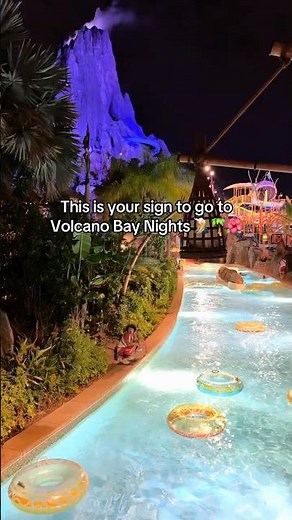 Volcano Bay Nights was even better than we expected! 🌋🏝️
