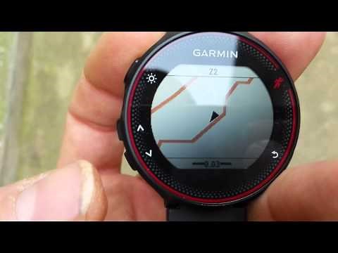 Seguir ruta con Garmin 235 forerunner. Con aplicación DwMap.