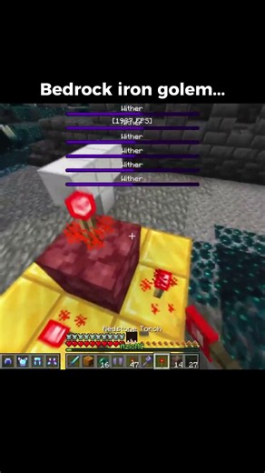 Java iron golem vs Bedrock iron golem