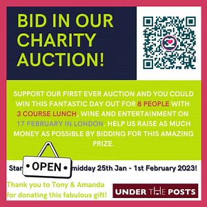 ⭐ Auction closes tomorrow! ⭐ Scan our QR code or visit our link to...
