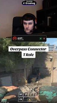 Overpass Connector T Role #cs2 #cs2tricks #cs2tips #cs2clips #cs2nades