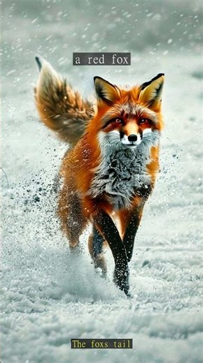 Nature in Motion: The Fox's Winter Stride