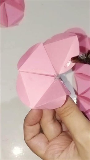 Origami Hanging Lantern Making | Room Decor DIY