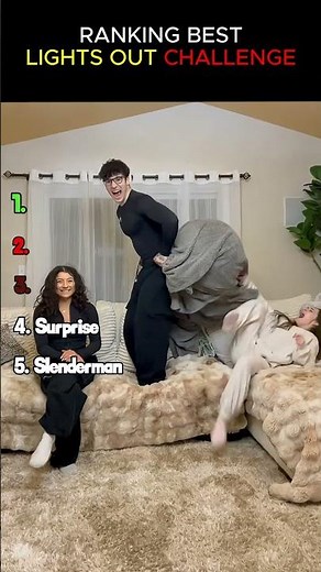 Ranking the BEST Lights Out Challenges! 💡😱 #lightsoutchallenge #ranking #viralshorts #tiktoktrend