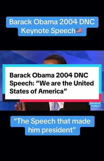 Barack Obama spoke to United our country. Think about what trump is doing.💙🇺🇸#obama #barackobama #democratpolitics #democrat