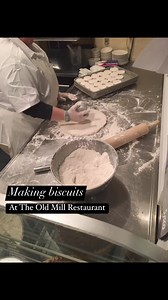 9.1K views · 137 reactions | The Old Mill Restaurant: Where biscuits are born! ‍Watch our bakers craft our famous buttermilk biscuits fresh daily. Get ready to experience pure, delicious comfort food! ⁠⁠Thanks to @alyssa_wayne_brewer_official for the awesome video clip! | The Old Mill | Facebook