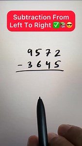 5.8K views · 55 reactions | Subtraction from left to right | Guinness And Math Guy Page | Facebook