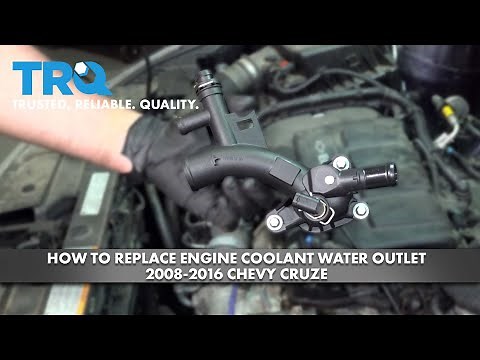 How to Replace Engine Coolant Water Outlet 2008-2016 Chevrolet Cruze