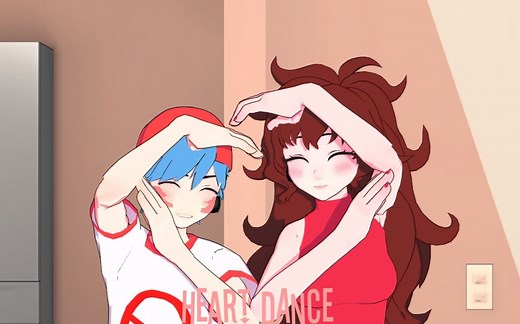 .:MMD x FNF:. Heart Dance .:BF x GF:.