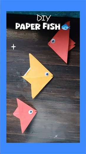 DIY Paper Fish 🐠🐟