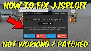 How to fix jjsploit in 2023 updated method!  patched or not working after roblox update!
