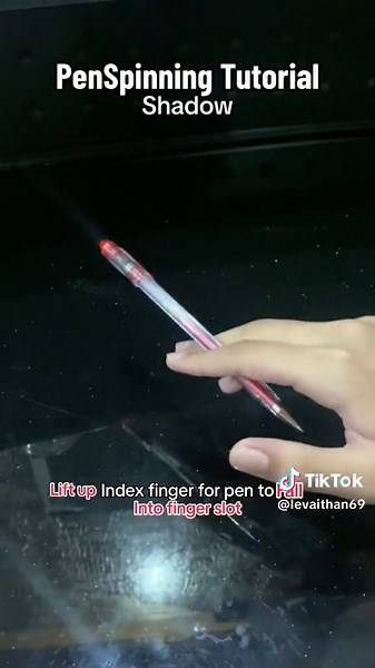 Shadow penspinning tutorial👤#penspinning #viral #fyp #tutorial