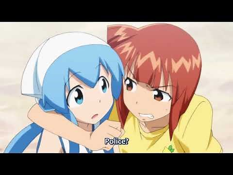 Squid Girl OVA 3 Scene: Squid Girl gets arrested