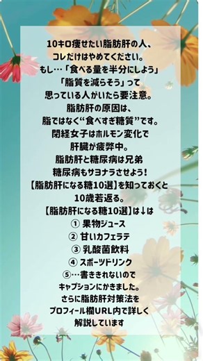 脂肪肝を解消する方法 #更年期ダイエット #脂肪肝 # 更年期 #やせる #更年期ダイエット